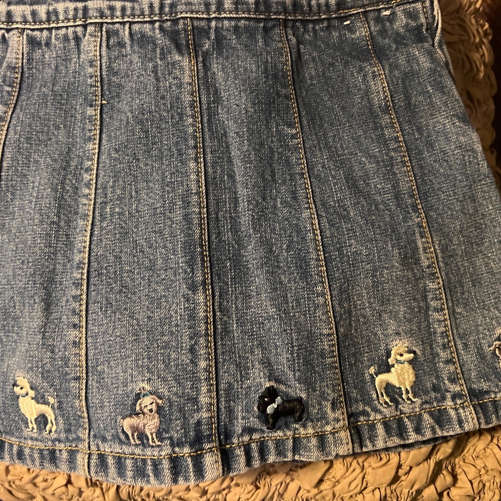 Gymboree, jean skirt size 4